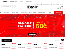 Tablet Screenshot of ibasicvietnam.com